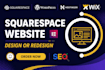 build squarespace website design, redesign squarespace website development