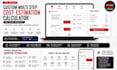 develop a custom multi step cost estimation calculator for your website