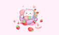 draw cute chibi animal, sticker, mascot