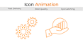 provide custom animated icons for your app