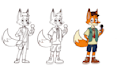create original 2d cartoon series and episodes in moho