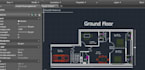 draw section, elevation, site plan and master plan of house