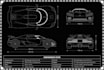 draw 2d vehicle template, blueprint, detailed vector drawing