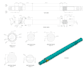 create 2d and 3d engineering drawings, mechanical drawings, technical drawing