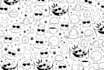 draw doodle art illustration, weird faces, stickmen, anything