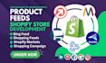 setup imporify dpl simprosys feedhub nabu multifeed shopify store product feed