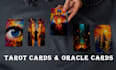 illustrate custom tarot and oracle cards for divination
