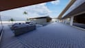 do architectural 3d rendering sketch and drone view