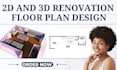 redraw 2d and 3d renovation floor plan remodeling floor plan