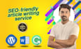 give you a professional content writing service