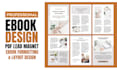 create professional ebook design, PDF lead magnet in canva
