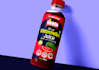 do juice and water bottle packaging and label design