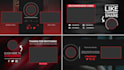 do youtube insta facebook 3d subscribe button with transparent bg