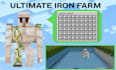 create a fast mincraft iron farm, in your world