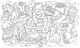 draw coloring pages for children and adults