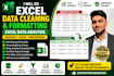 do excel data cleaning and formatting, excel data analysis