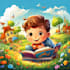 draw children story book unique ai illustration