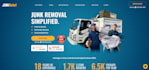 design junk removal waste trash curb removal dumpster hauling freight website