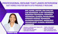 write a lab technician resume, dna analyst, pharmacy technician, emt ats resume