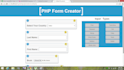 give you complete PHP form creation Access