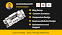 review or create wordpress blog website, business website, author website