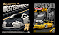 create draw jdm car illustration design for t shirt
