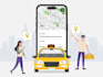 develop ride sharing app, e scooter app, taxi booking app, car pooling app