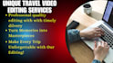 make unique slideshow, travel video editing