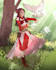 draw visual novel character, cg, design, background in anime