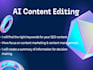 do rewriting, paraphrasing, and ai content editing