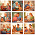 draw a wonderful family portrait