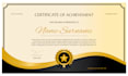 design custom diploma, professional award, certificate, template