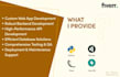 develop python django web applications, scripts, and fastapi backends