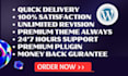 install wordpress with premium theme, plugins, demo import and customization