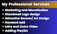 create and setup youtube channel with logo, banner, intro, outro