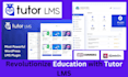 design lms or course website using tutor lms or learndash on wordpress