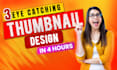 design youtube thumbnails, banner, post etc