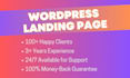 build wordpress landing page or elementor landing page with elementor