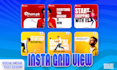 design grid style high quality social media graphics