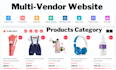build multi vendor dynamic website by dokan, crocoblock, elementor pro