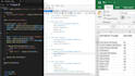 import and export  sql to excel, CSV, json, XML, and versa