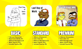 design custom viral meme coin art character for your website and social media