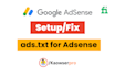 fix ads txt for adsense within 24 hours