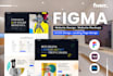 do figma website design, website mockup, figma landing page