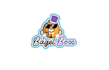 design mascot bagel store logo