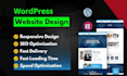 revamp wordpress website design, landing page using elementor pro or crocoblock