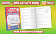 create kids coloring and activity book cover with custom interior for amazon kdp