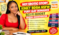 write hot erotic story kinky bdsm nsfw fury gay romance sci fi ebook ghostwriter