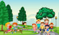 draw children story book illustration and book cover