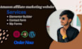 create affiliate website for your amazon products